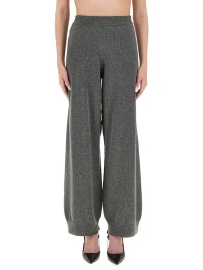 Fabiana Filippi Wool, Silk And Cashmere Pants In Gray