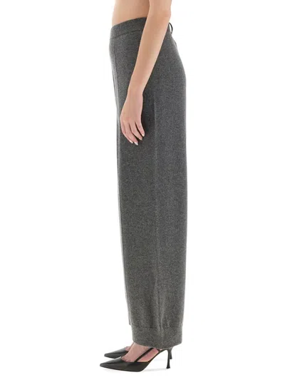 Fabiana Filippi Wool, Silk And Cashmere Pants In Gray
