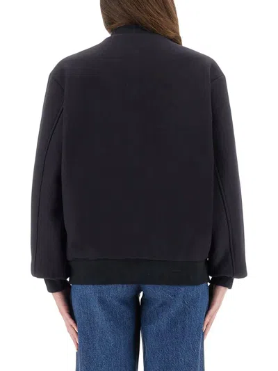 Apc Ribbed Cuffs And Hem Jacket In Black