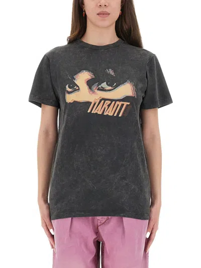 Isabel Marant Étoile Isabel Marant Etoile Women Zoeline T-shirt In Black