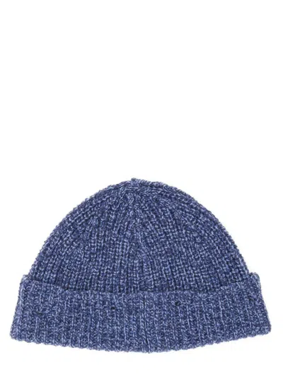 Marni Beanie Hat With  Mending Embroidery