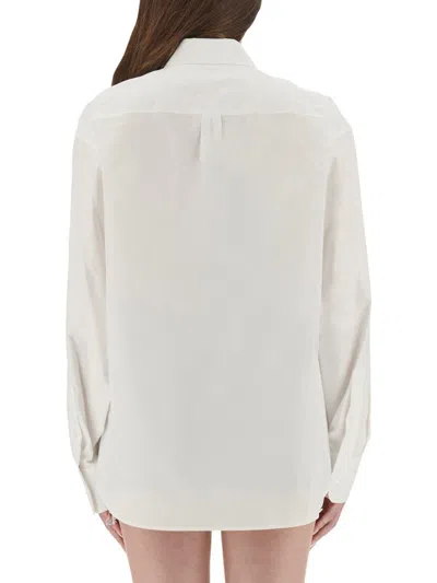 Alexander Wang T T By Alexander Wang Shirt With Logo In White