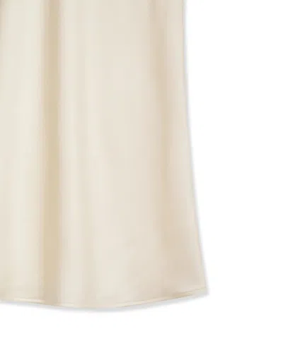 Anine Bing Bar Silk Skirt Snow White In White