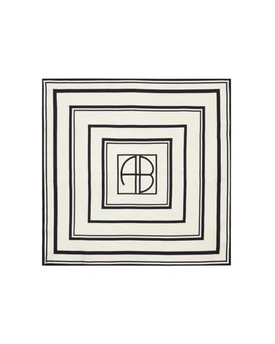 Anine Bing York Monogram Scarf