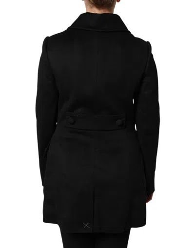 Dolce & Gabbana Black Wool Sartoria Italiano Blazer Jacket In Black