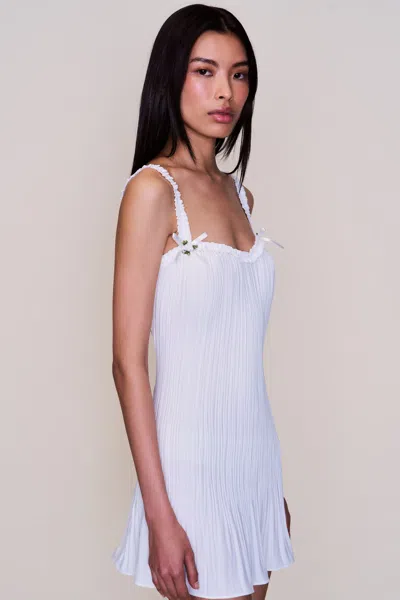 Danielle Guizio Ny Penelope Plisse Dress