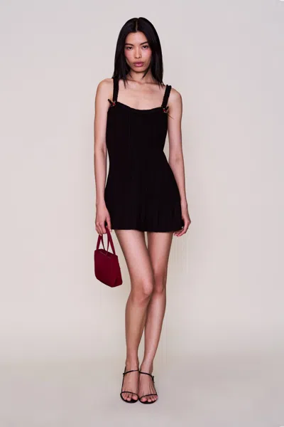 Danielle Guizio Ny Penelope Plisse Dress