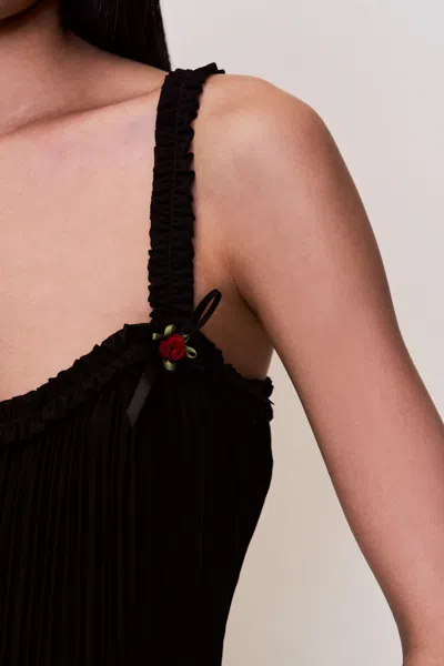 Danielle Guizio Ny Penelope Plisse Dress