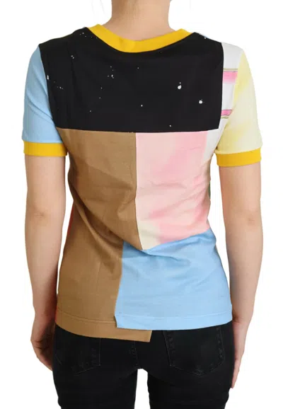 Dolce & Gabbana Asymmetrical Patchwork T-shirt In Multi