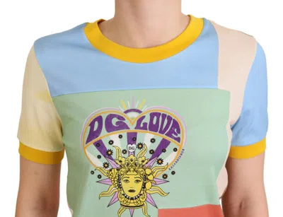 Dolce & Gabbana Asymmetrical Patchwork T-shirt In Multi