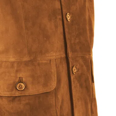 Emilio Romanelli Brown Calfskin Jacket