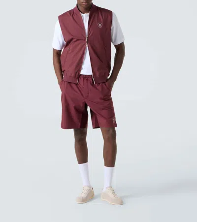 Brunello Cucinelli Logo Vest In Brown