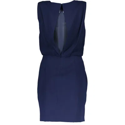 Gant Ele Sleeveless Zip-back Dress In Blue