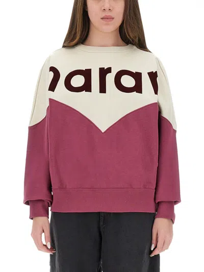 Isabel Marant Étoile Isabel Marant Etoile Two-tone Cotton Blend Houston Sweatshirt In Multi