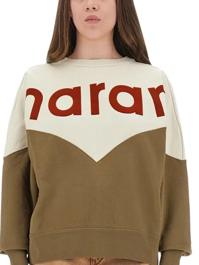 Isabel Marant Étoile Isabel Marant Etoile Powder Cotton Blend Sweatshirts In Brown