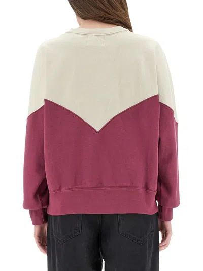 Isabel Marant Étoile Isabel Marant Etoile Two-tone Cotton Blend Houston Sweatshirt In Multi