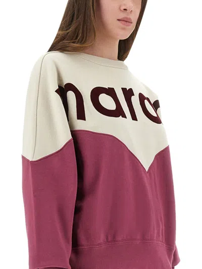 Isabel Marant Étoile Isabel Marant Etoile Two-tone Cotton Blend Houston Sweatshirt In Multi