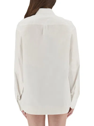 Alexander Wang T T By Alexander Wang Shirt With Logo In White
