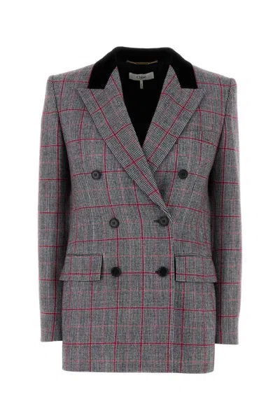 Chloé Jackets And Vests In Gray
