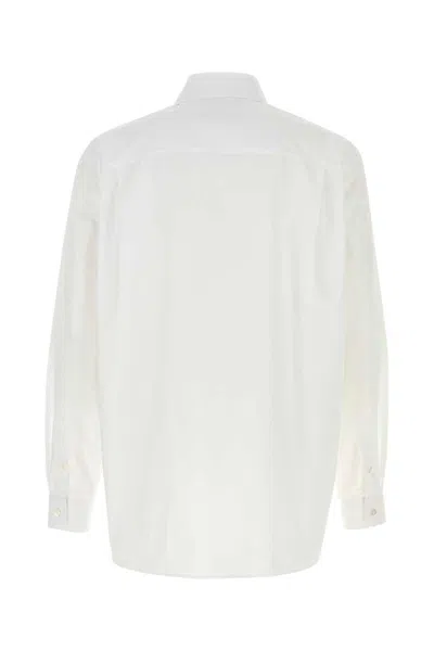 Gucci Anchor-embroidered Cotton Shirt