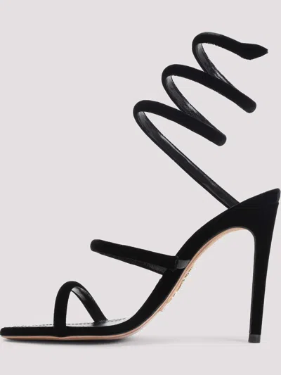 René Caovilla Flat Sandals Rene Caovilla Woman Color Black In Multi