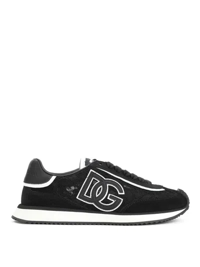 Dolce & Gabbana Dolce&gabbana Women Sneakers Dg Cushion In Black