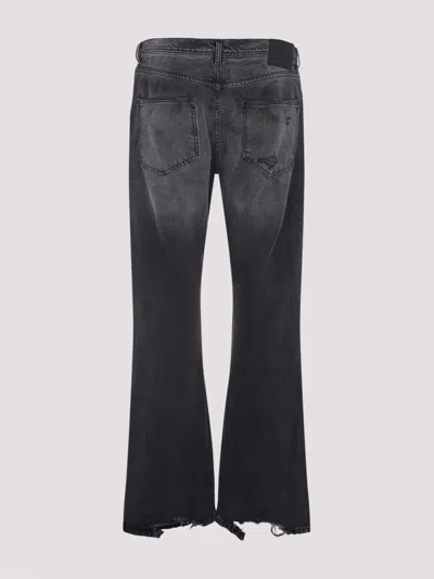 Enfants Riches Deprimes Flared Denim Cotton Jeans In Black