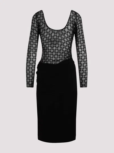 Givenchy Vestido Midi - Negro In Black