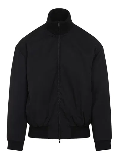 Fear Of God Black Zipped Jacket In Black