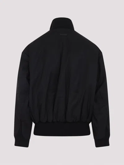 Fear Of God Black Zipped Jacket In Black