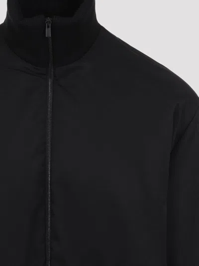 Fear Of God Black Zipped Jacket In Black