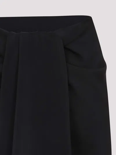 Jacquemus Floor-length Viscose Blend Skirt In Black