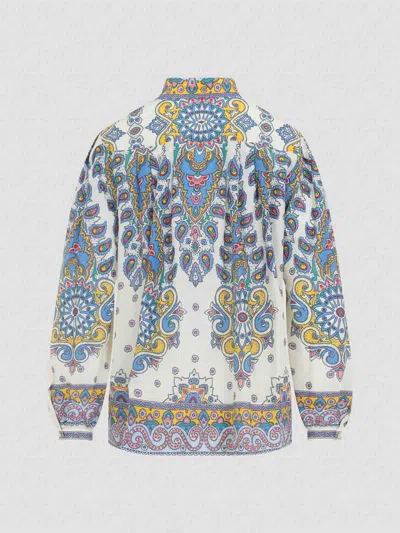 Etro Paisley-print Shirt In White