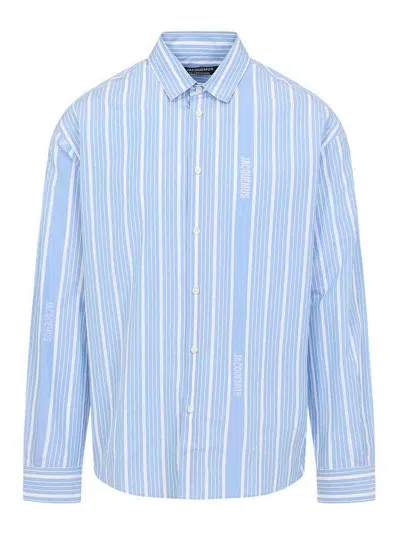 Jacquemus Men's La Chemise Simon In Blue