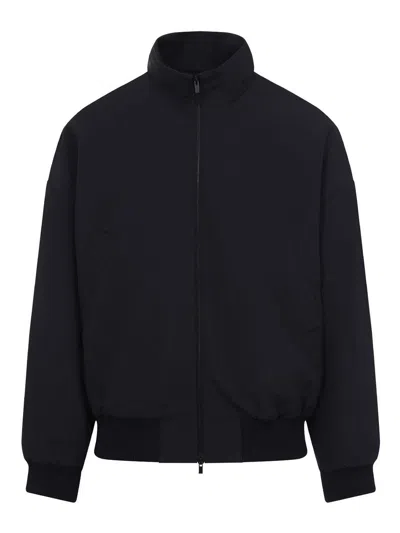 Fear Of God Black Zipped Jacket In Black