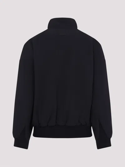 Fear Of God Black Zipped Jacket In Black