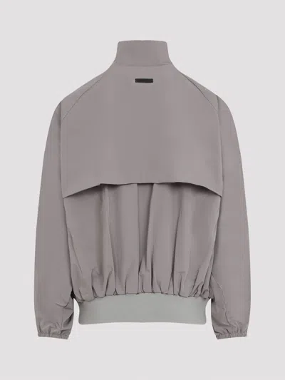 Fear Of God Nylon Vented Track Jacket In Brown