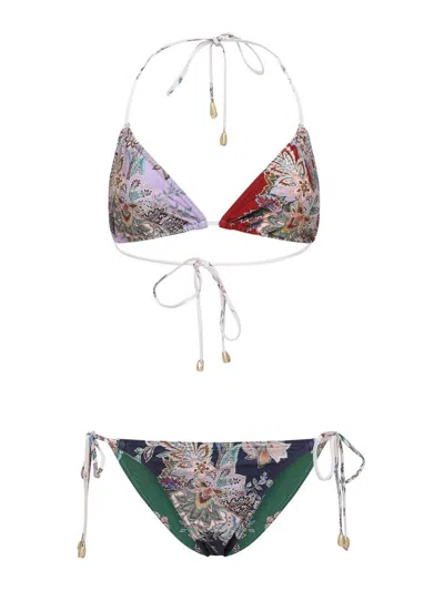 Zimmermann Rhiannon Swimsuit In Multi