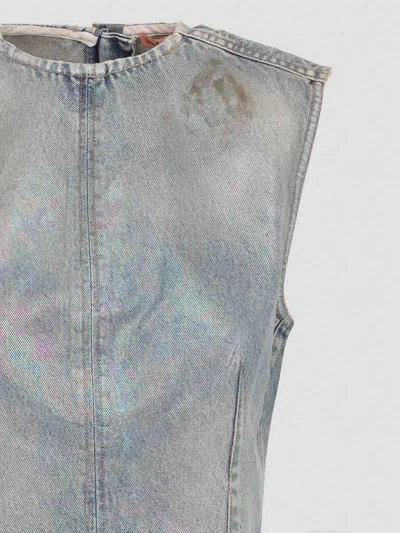 Acne Studios Woman Blue Dresses In Blue