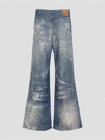 Diesel Low Waist Bleached Effect 1996 D-sire Jeans In Blue