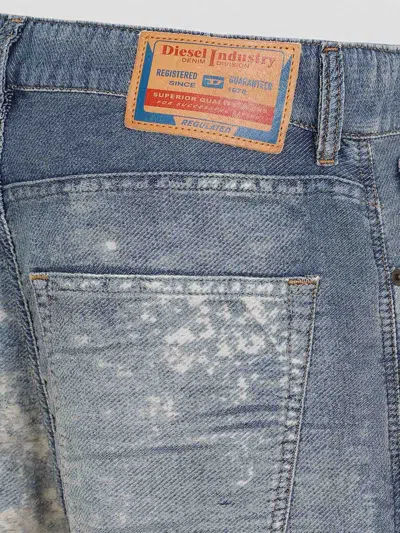 Diesel Low Waist Bleached Effect 1996 D-sire Jeans In Blue