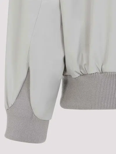 Fear Of God High Collar Bomber Jacket In Gray