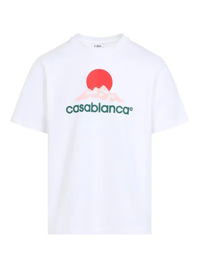 Casablanca Men's Montagne T-shirt In White
