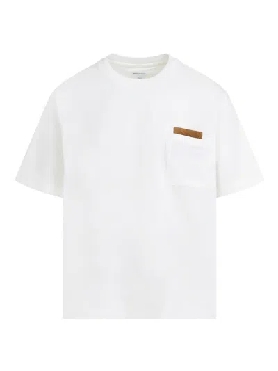 Bottega Veneta Pima Cotton Jersey T-shirt In White