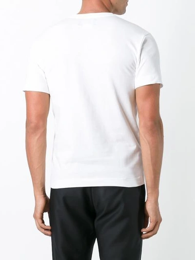 Shop Comme Des Garçons 'apples' Print T-shirt In White