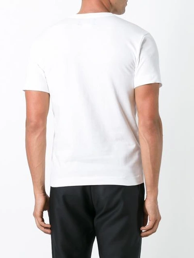 Comme Des Garçons 'apples' Print T-shirt In White