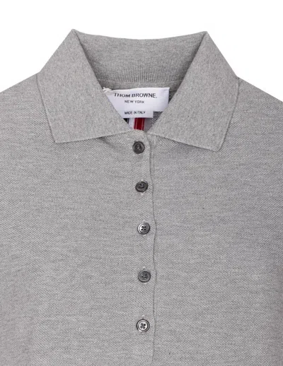 Thom Browne Button-fastening Stripe-detail Mini Dress