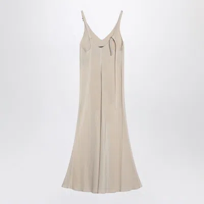 Sportmax Ivory Dress With Adjustable Strap