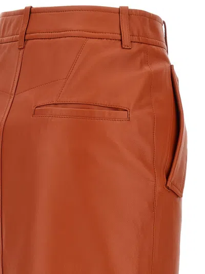 Zimmermann Illustration Midi Skirt In Orange