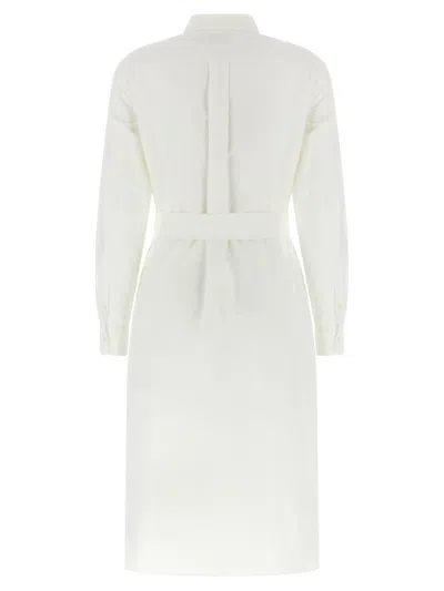 Polo Ralph Lauren Linen Shirt Dress With Long Sleeves And Waist Tie